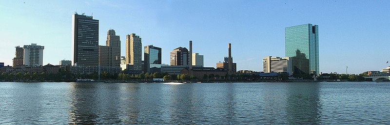 A skyline image of Toledo from Lake Erie.